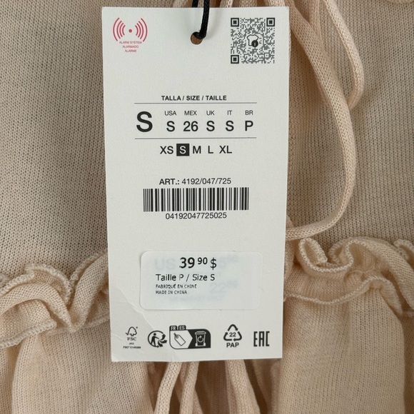 Zara Ruffled Knit Top - Picture 5 of 5